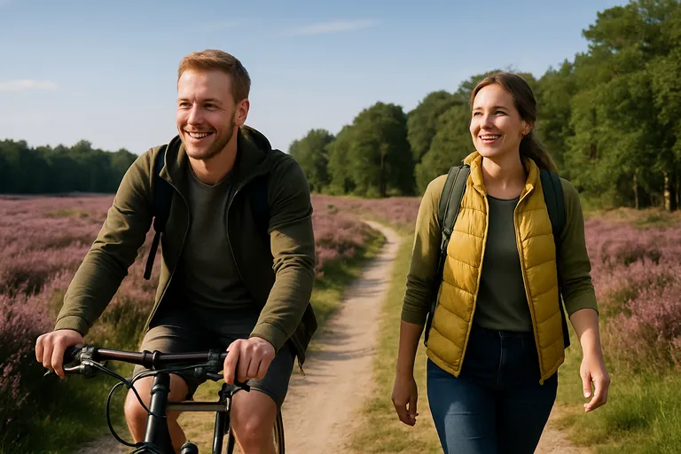 Fietsen en wandelen rond epe