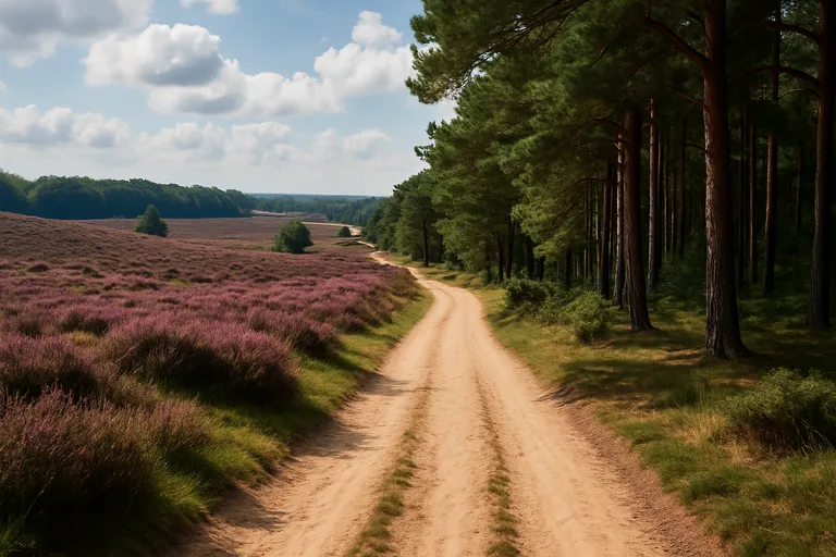 Koeweg in epe op de veluwe: overzicht