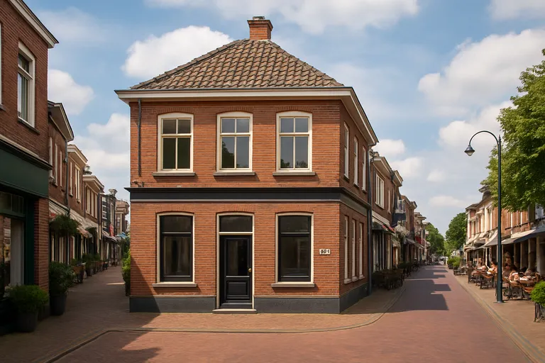 Locatie en eerste indruk van hoofdstraat 150 epe