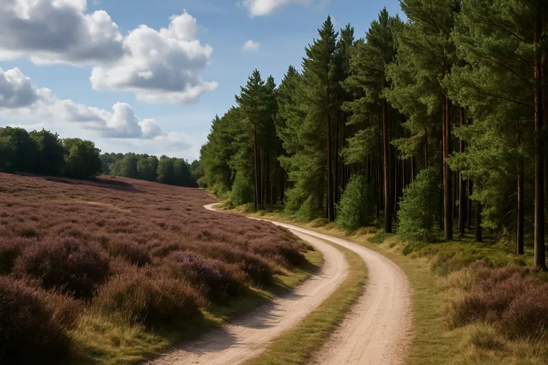 Wandelen en fietsen rond de koeweg