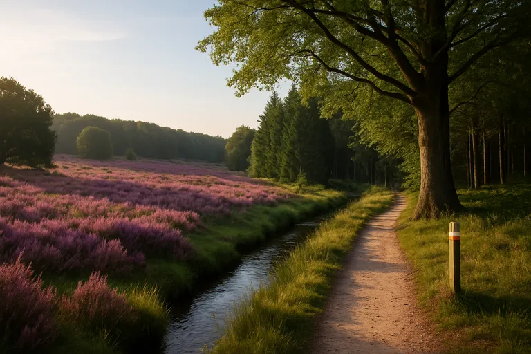 Wandelen rond epe: langs heide, sprengen en stille veluwse bossen